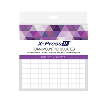Picture of X-Press It Foam Mounting Squares 6x6mm 576pcs
