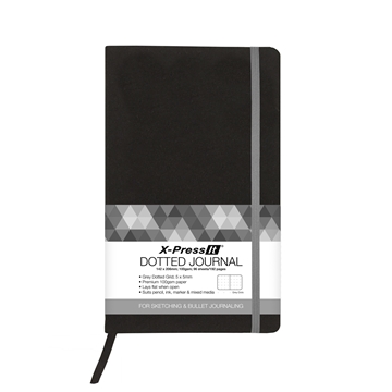 Picture of X-Press It Dotted Journal Black A5