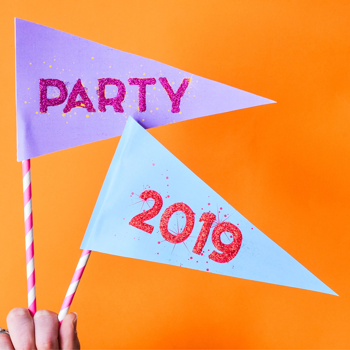 DIY Party Flags