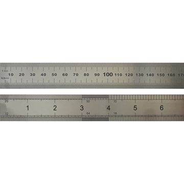 Picture of Steel Ruler 30cm METRIC/IMPERIAL
