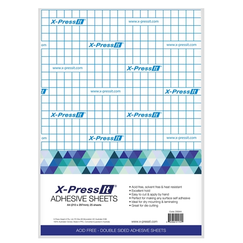 Picture of X-Press It Double Sided Tape Sheets A4