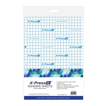Picture of X-Press It Double Sided Tape Sheets A4 (5 Sheet Pack)