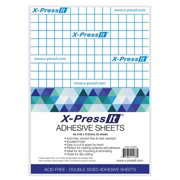 Picture of X-Press It Double Sided Tape Sheets A5