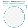 Picture of X-Press It Transfer Adhesive Sheets A5 5 sheets