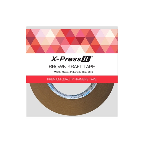 Picture of X-Press It Kraft Tape Brown 75mm